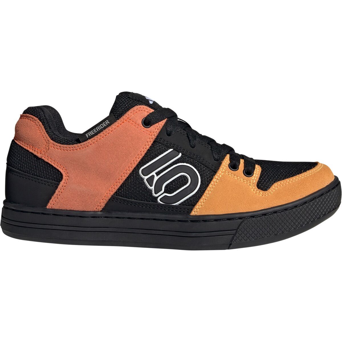Five Ten Freerider Cycling Shoe - Men's Core Black/Ftwr White/Impact Orange, 10.5