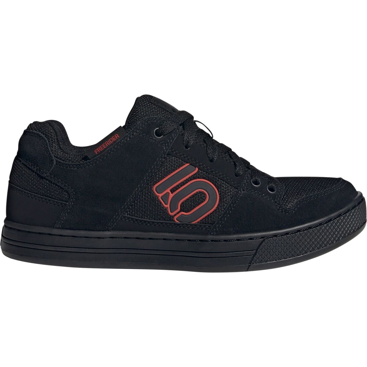 Image of Five Ten Freerider Cycling Shoe - Men's Core Black/Red/Grey Five, 10.0