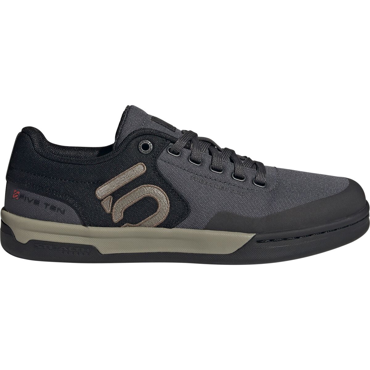 Image of Five Ten Freerider Pro Canvas Cycling Shoe - Men's Grey Six/Silver Pebble/Core Black, 6.0