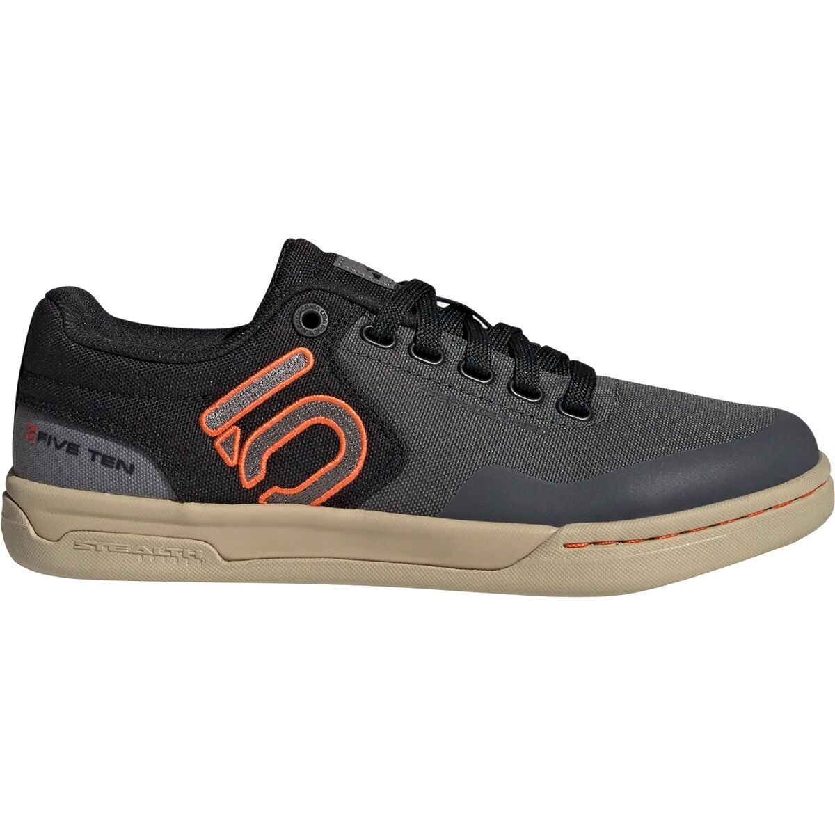 Five Ten Freerider Pro Canvas Cycling Shoe - Women's Grey Six/Grey Four/Impact Orange, 7.0