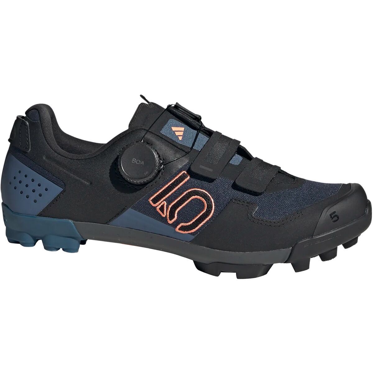 Image of Five Ten Kestrel BOA Mountain Bike Shoe - Women's Legend Ink/Core Black/Coral Fusion, 9.0