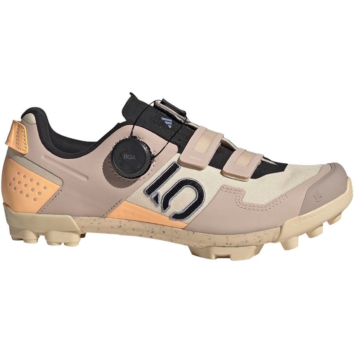 Five Ten Kestrel BOA Mountain Bike Shoe - Women's Sand Strata/Silver Violet/Acid Orange, 10.0