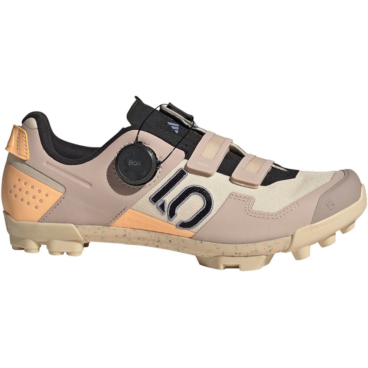 Five Ten Five Ten Kestrel BOA Mountain Bike Shoe - Women's Sand Strata/Silver Violet/Acid Orange, 6.5