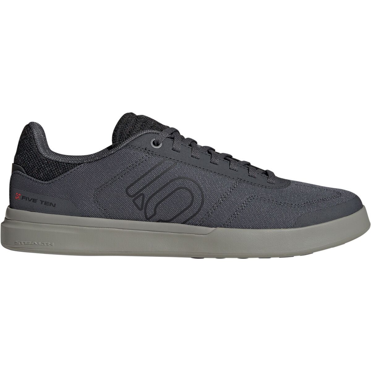 Image of Five Ten Sleuth DLX Canvas Cycling Shoe - Men's Grey Six/Core Black/Olive Strata, 8.0