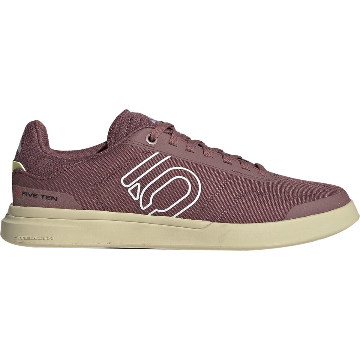 Image of Five Ten Sleuth DLX Canvas Cycling Shoe - Women's Quiet Crimson/Ftwr White/Core Black, 6.5