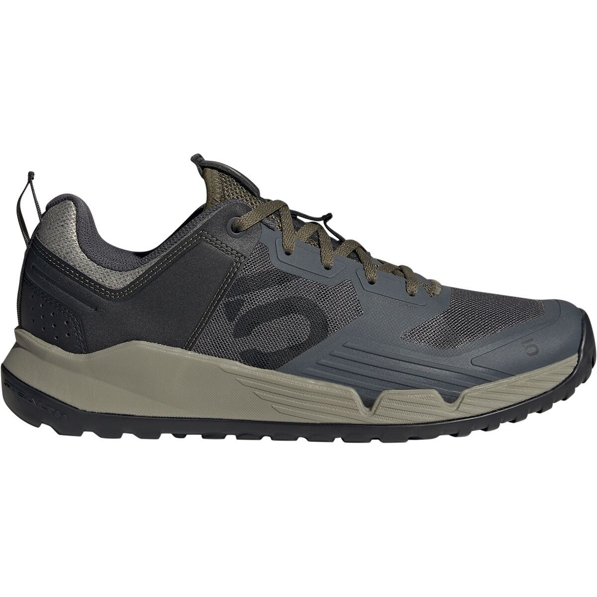 Image of Five Ten Trailcross XT Cycling Shoe - Men's Grey Six/Core Black/Olive Strata, 9.0