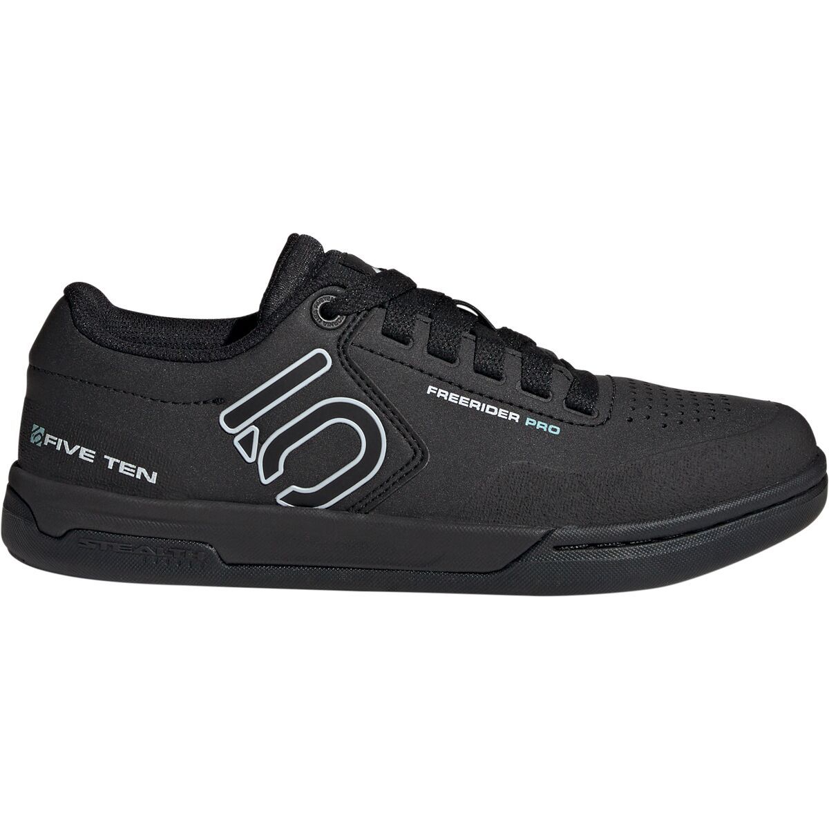 Five Ten Freerider Pro Cycling Shoe - Women's Core Black/Crystal White/Acid Mint, 7.0