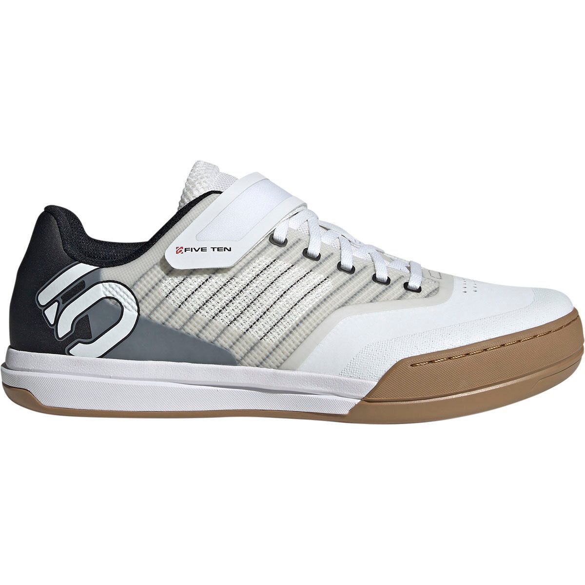 Image of Five Ten Hellcat Pro Cycling Shoe Ftwr White/Ftwr White/Core Black, Mens 7.5/Womens 8.5