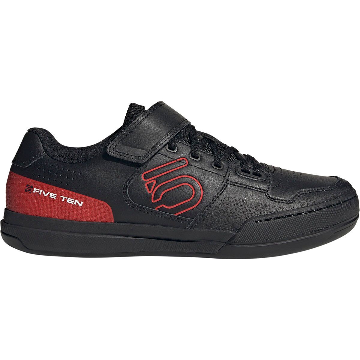Image of Five Ten Hellcat Cycling Shoe Core Black/Red/Ftwr White, Mens 6.0/Womens 7.0