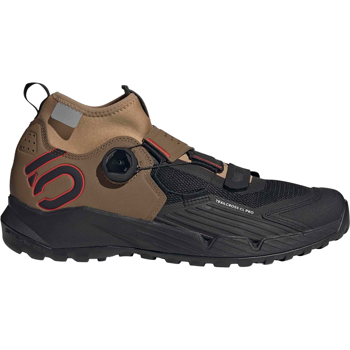 Image of Five Ten Trailcross Pro Clip-In Cycling Shoe - Men's Cardboard/Off White/Core Black, 8.0