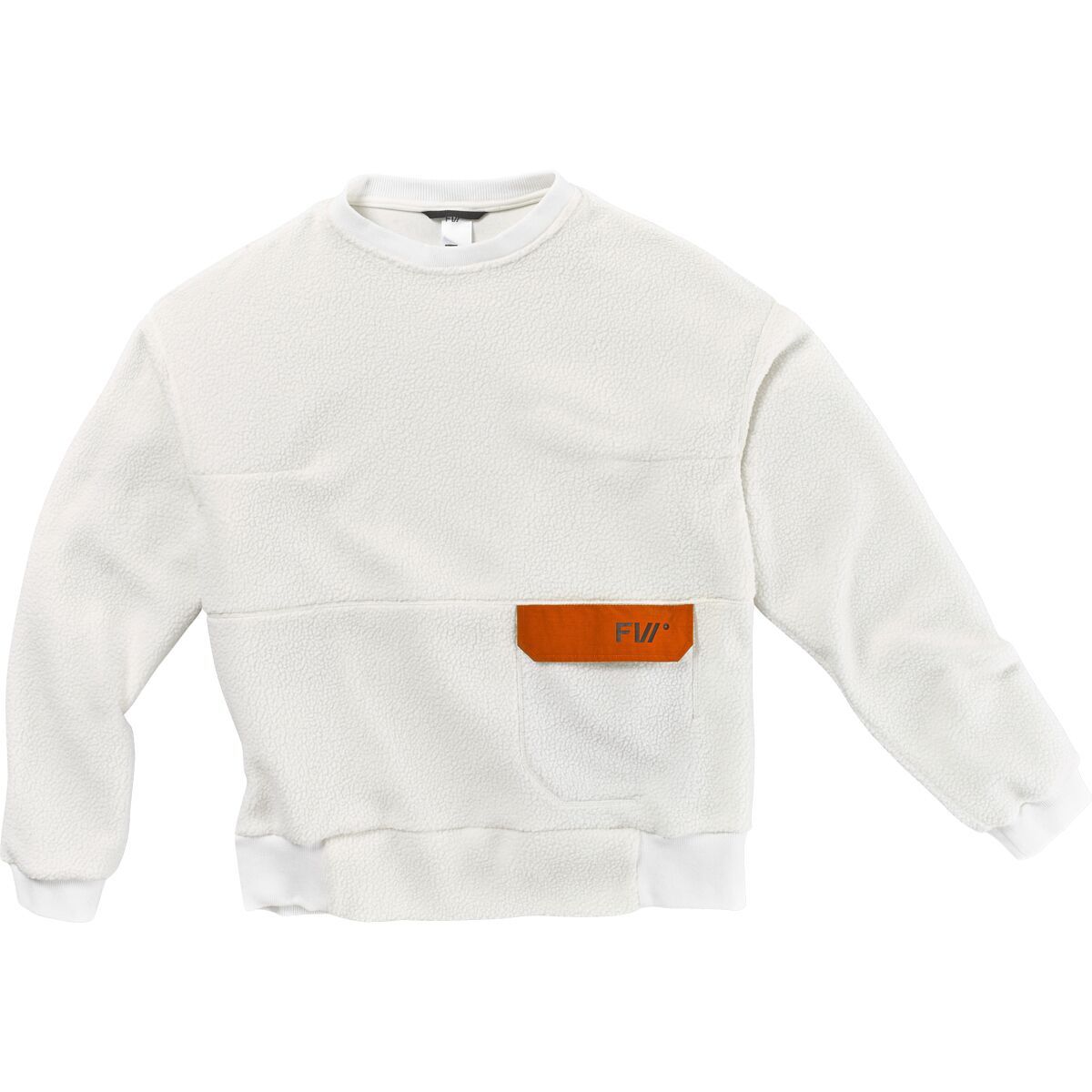 FW Apparel Root Light Sherpa Crew Fleece - Women's Snow White2, S