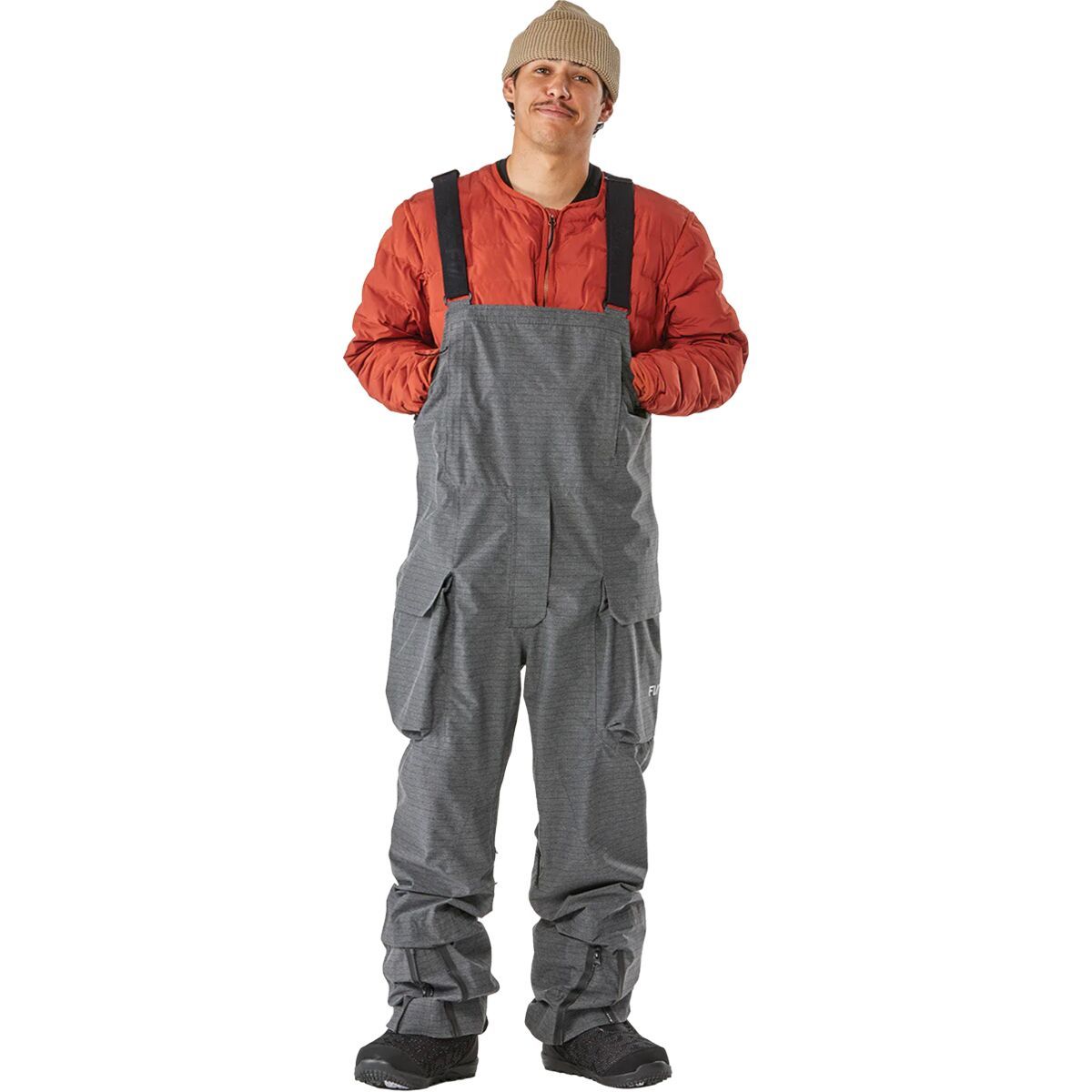 FW Apparel Catalyst Fusion Bib - Men's Slate Black, L