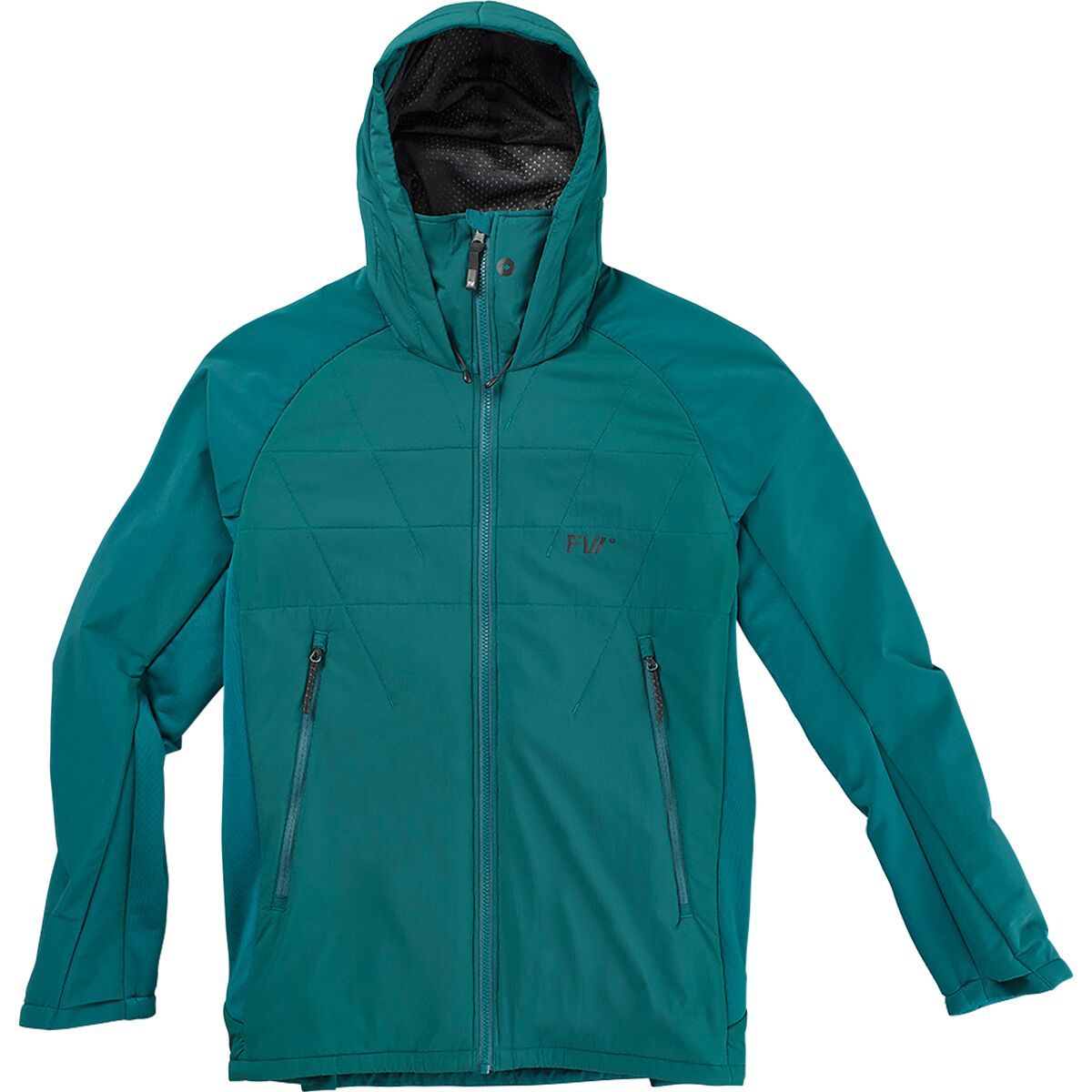 FW Apparel Manifest Tour Hybrid Hoodie - Men's Deep Teal, XS