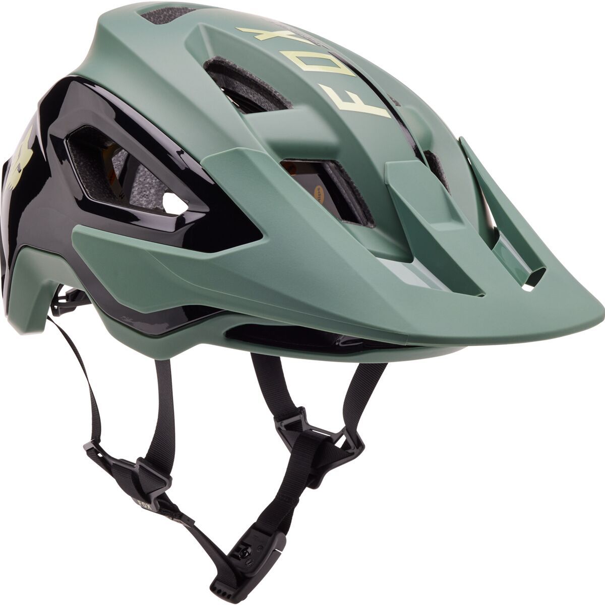Fox Racing Speedframe Mips Pro Helmet Blocked Hunter Green, M
