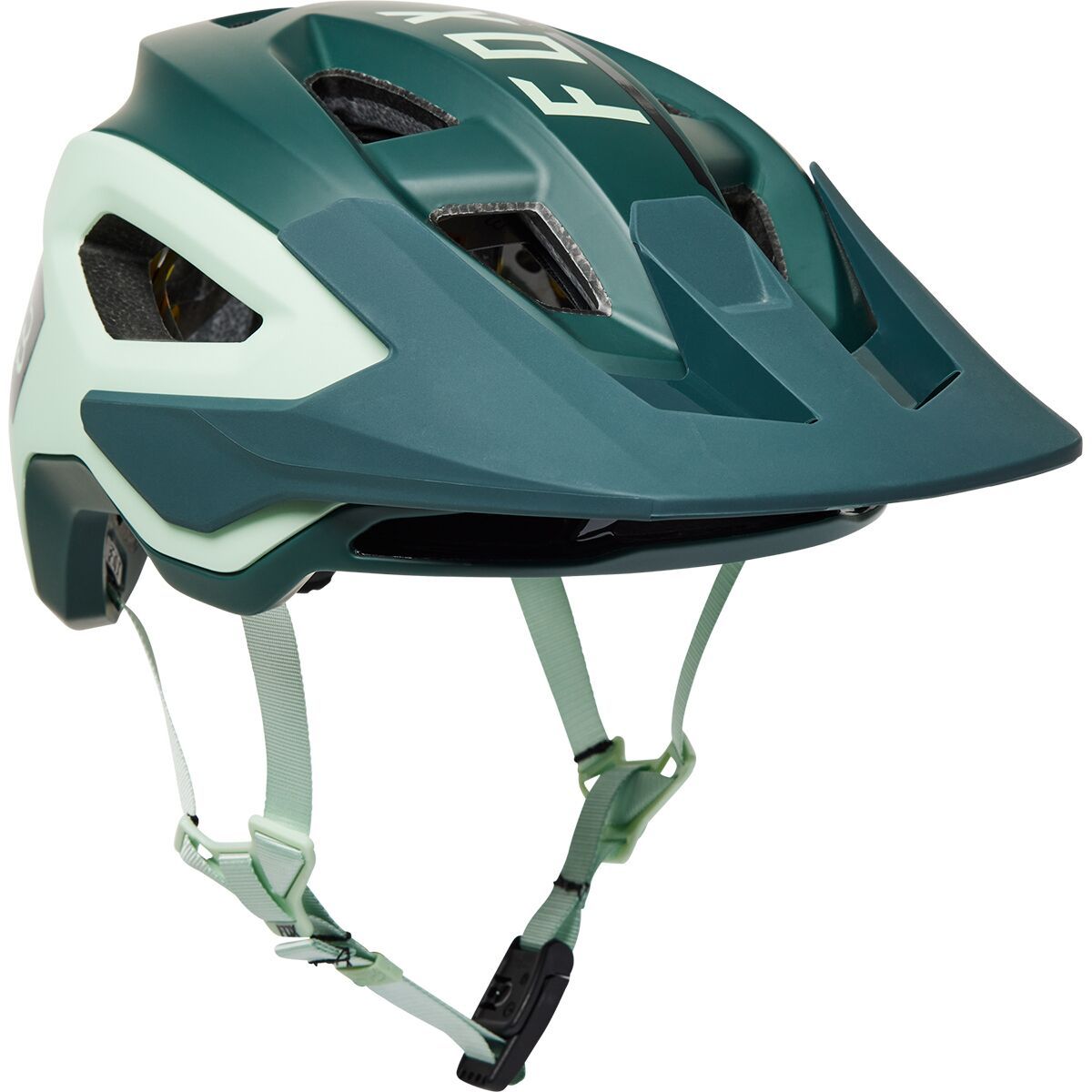Fox Racing Speedframe Mips Pro Helmet Blocked Sea Foam, S