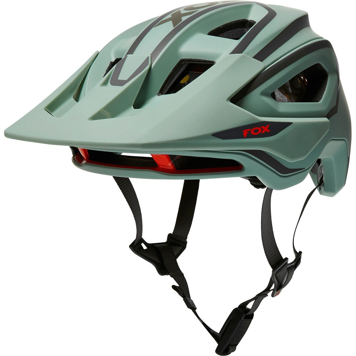Fox Racing Speedframe Mips Pro Helmet Dvide Eucalyptus, M