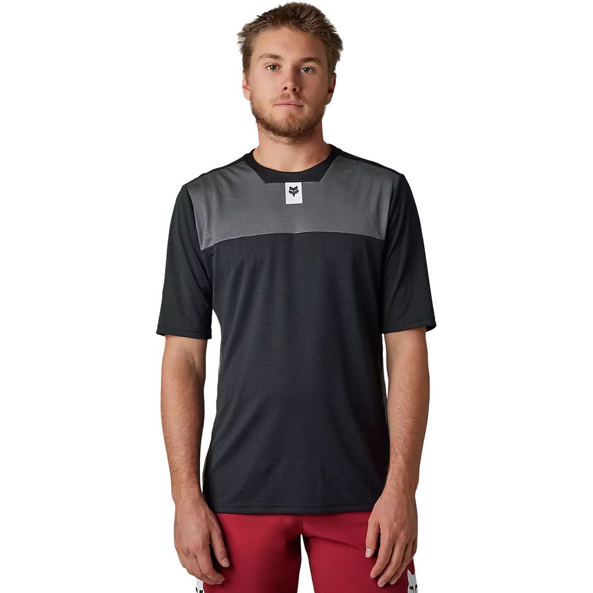 Image of Fox Racing Defend Short-Sleeve Jersey - Men's Black, S