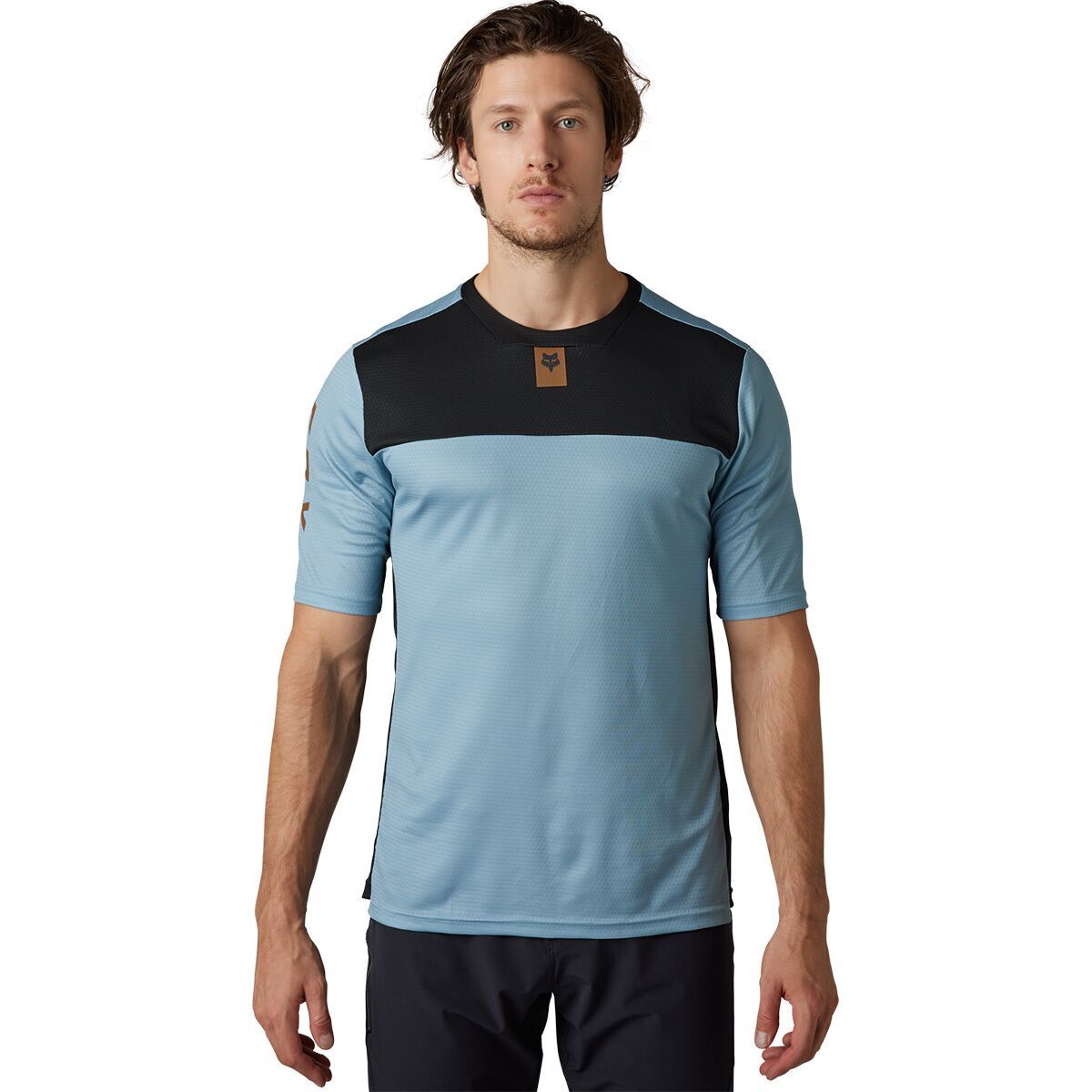 Fox Racing Defend Short-Sleeve Jersey - Men's Gunmetal, XL