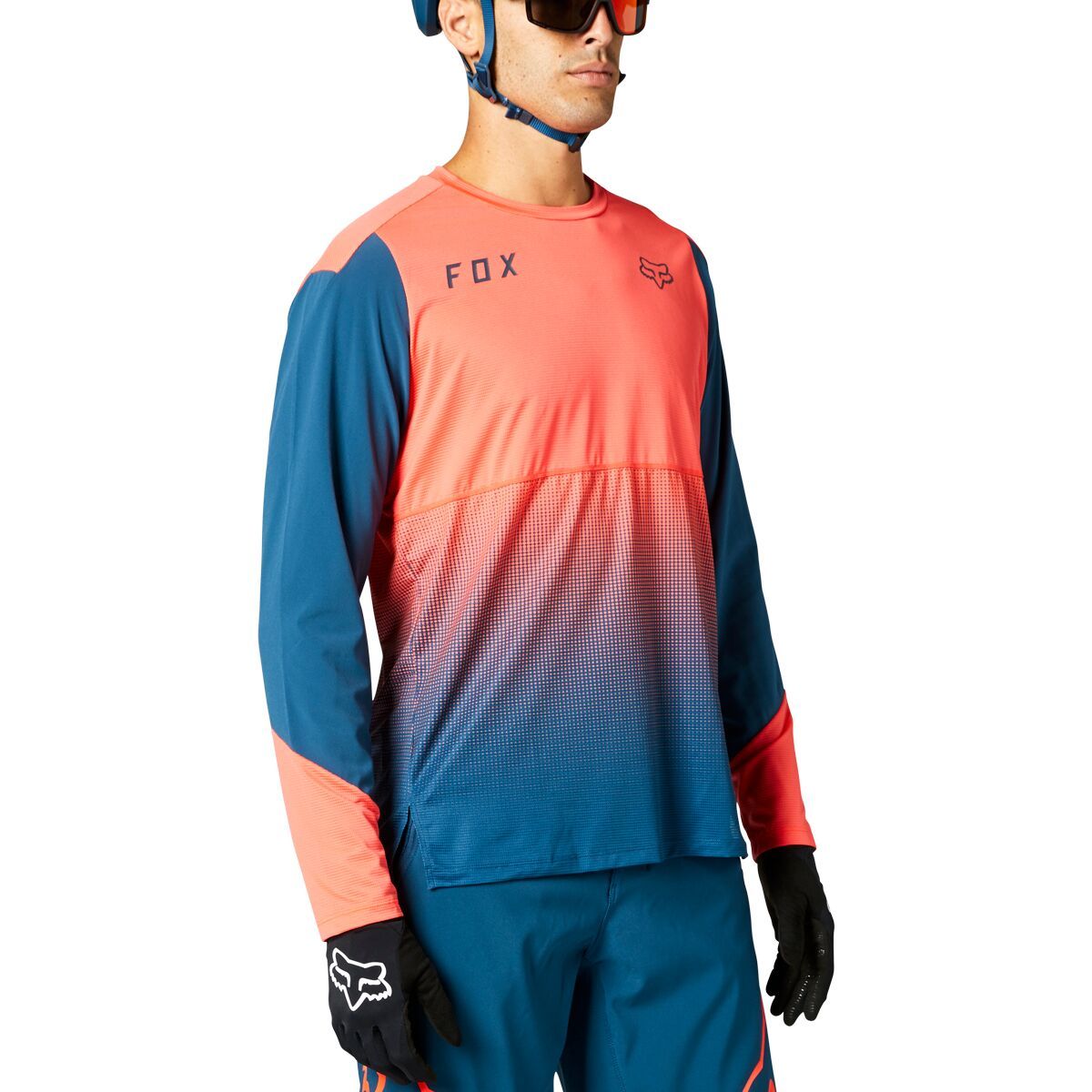 Fox Racing Flexair Long-Sleeve Jersey - Men's Atomic Punch, S