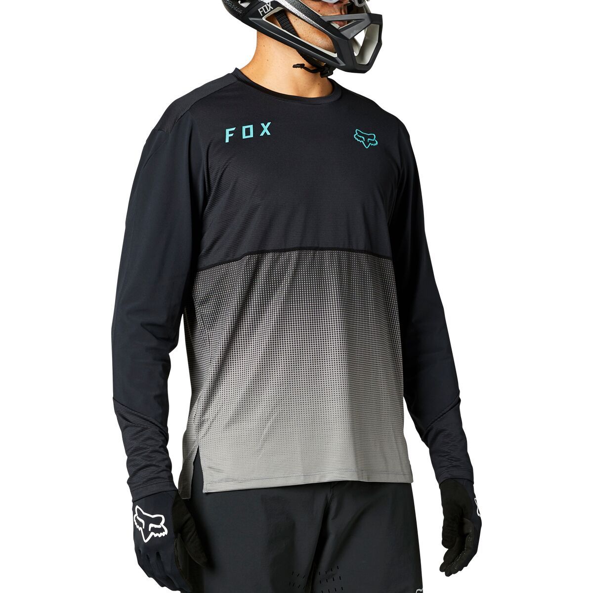 Fox Racing Flexair Long-Sleeve Jersey - Men's Black, XXL