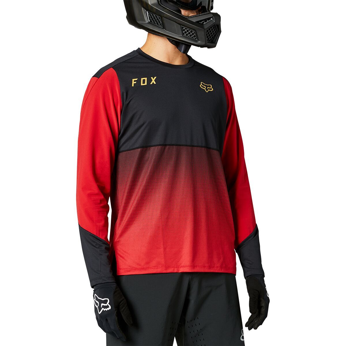 Fox Racing Flexair Long-Sleeve Jersey - Men's Chili, XXL