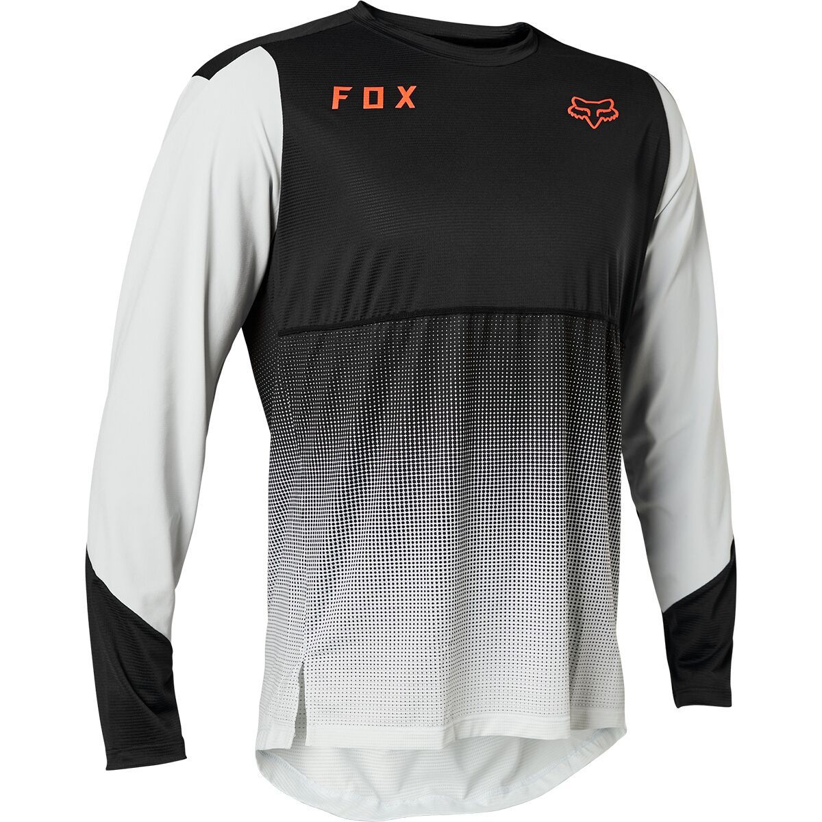 Fox Racing Flexair Long-Sleeve Jersey - Men's Light Grey, XL