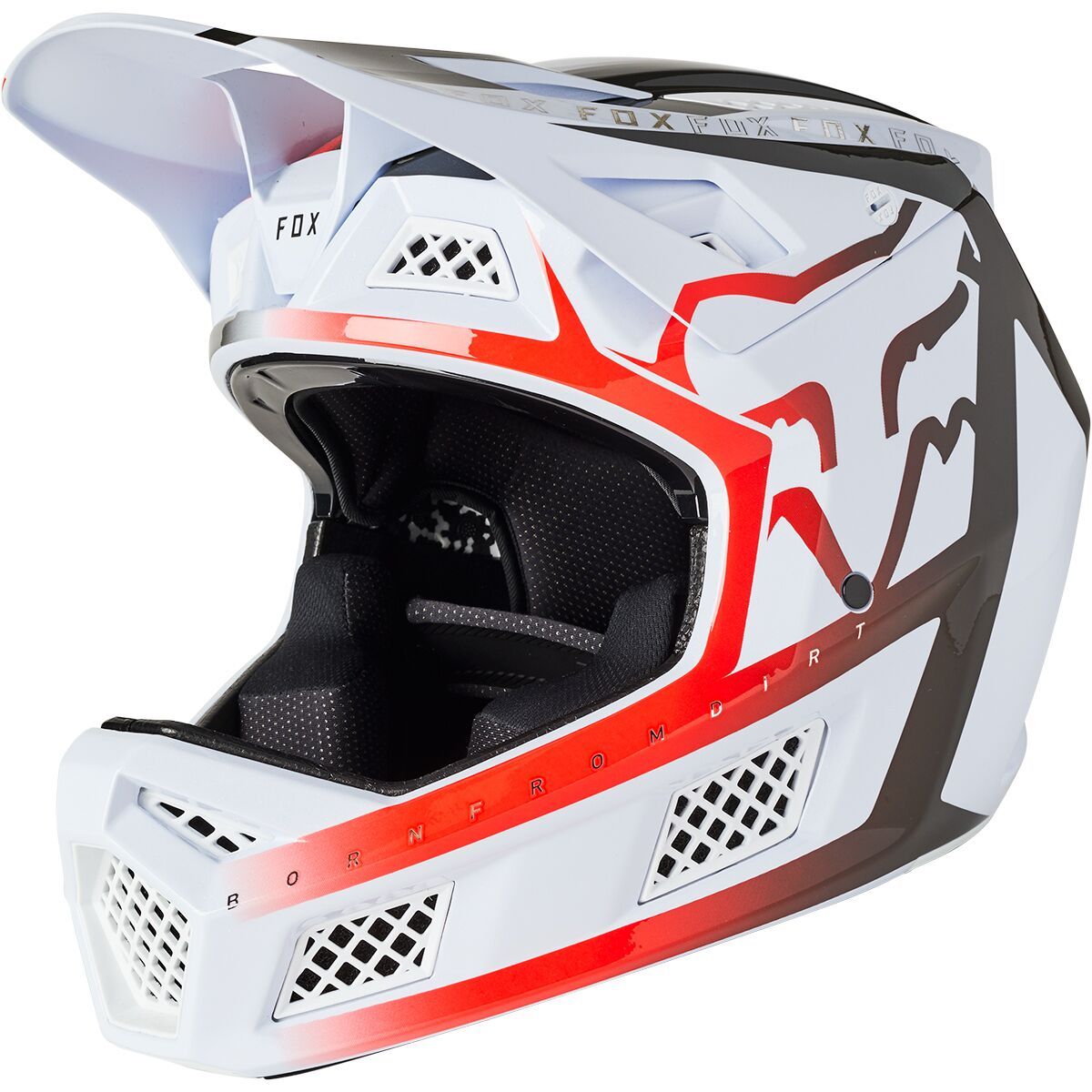 Fox Racing Rampage Pro Carbon Mips Helmet Cali White, S