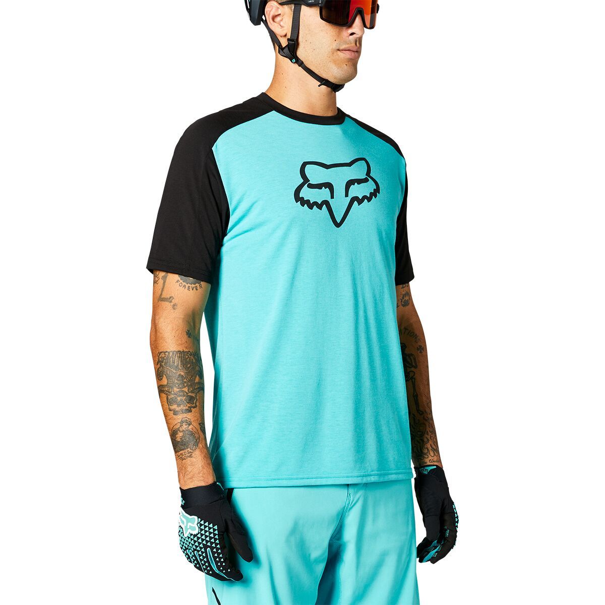 Fox Racing Ranger Dri-Release Short-Sleeve Jersey - Men's Bike Park Teal, M