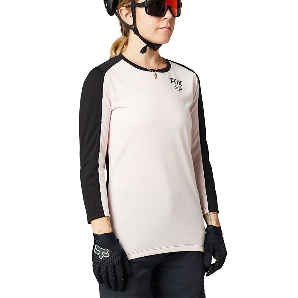 Fox Racing Ranger Dr 3/4-Sleeve Jersey - Women's Pale Pink, M