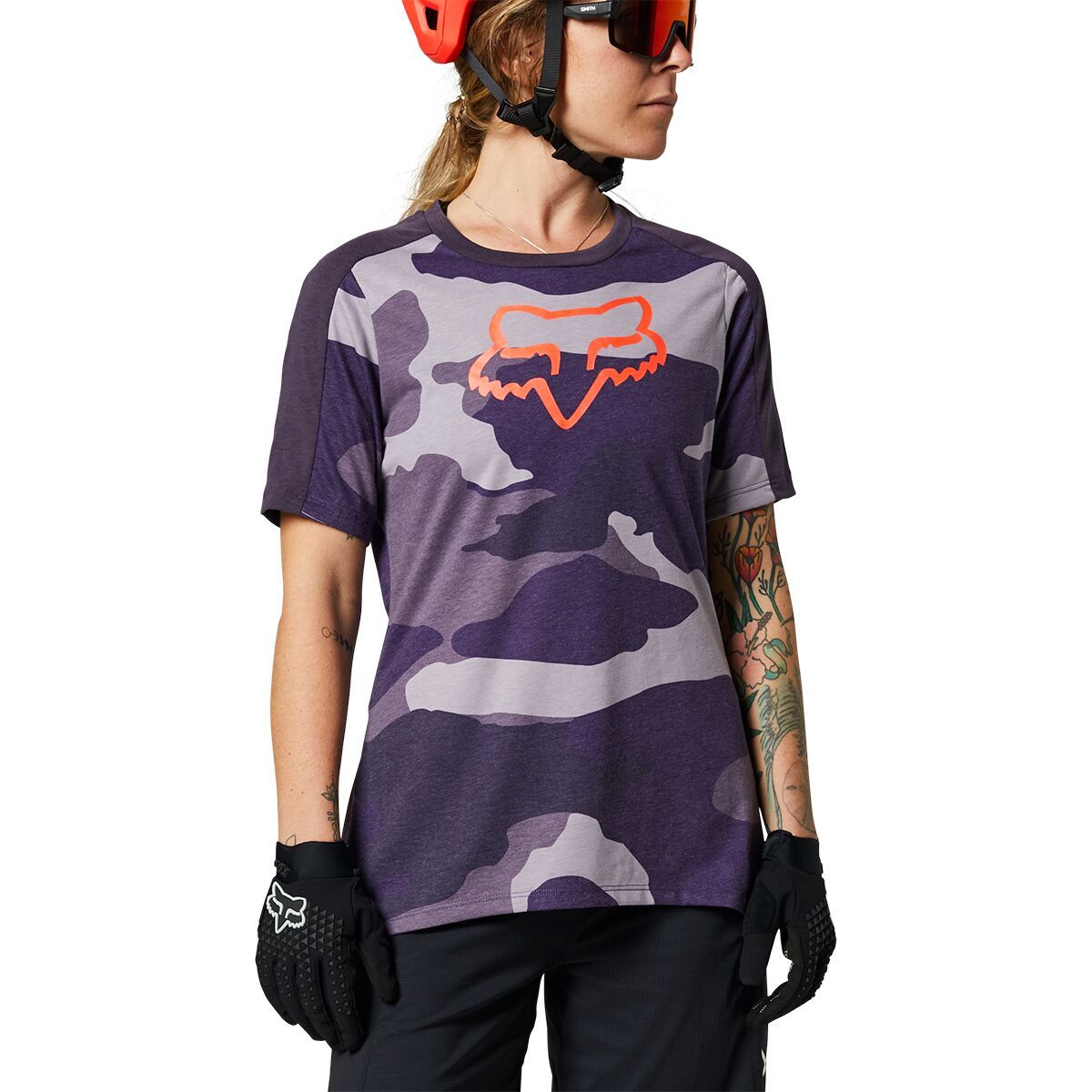 Fox Racing Ranger Drirelease Short-Sleeve Jersey - Women's Dark Purple, XS