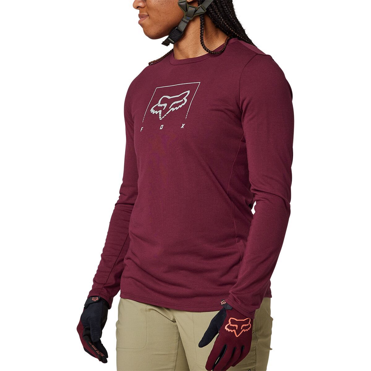 Fox Racing Ranger Dri-Release Mid Long-Sleeve Jersey - Women's Dark Maroon, S