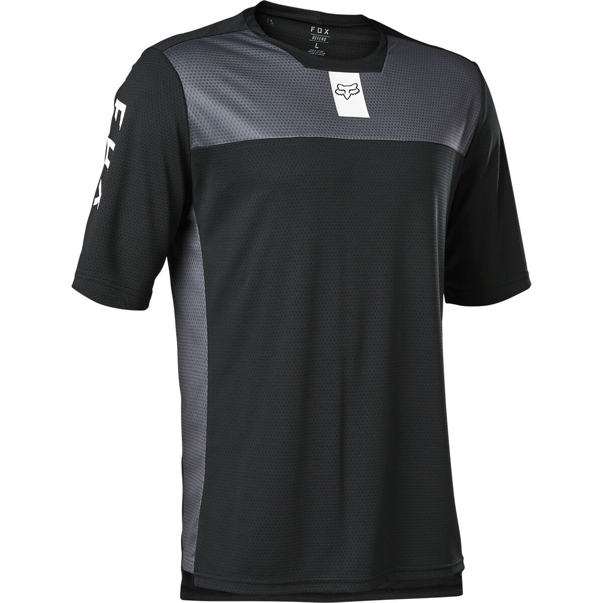 Fox Racing Defend Short-Sleeve Jersey - Men's Black, M