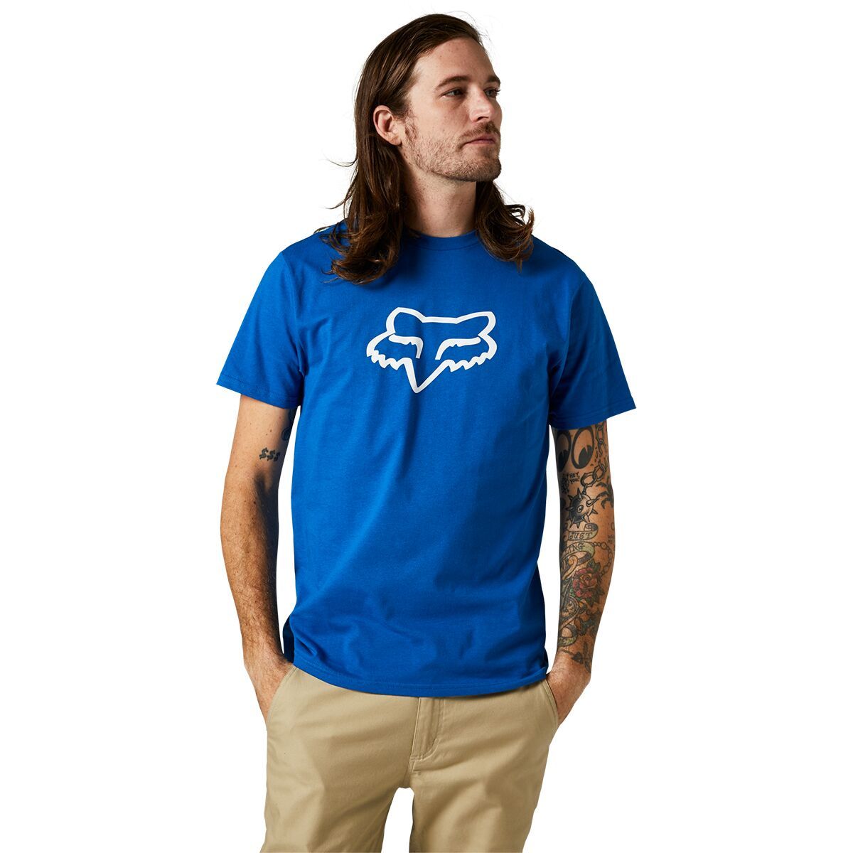 Fox Racing Legacy Fox Head Short-Sleeve T-Shirt - Men's Royal Blue, 3XL