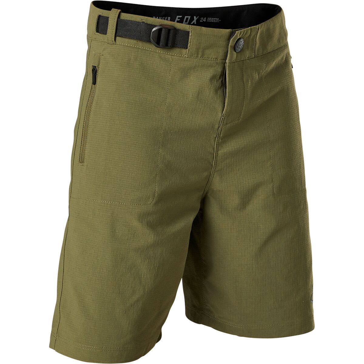 Fox Racing Ranger Short + Liner - Boys' Olive Green, 28