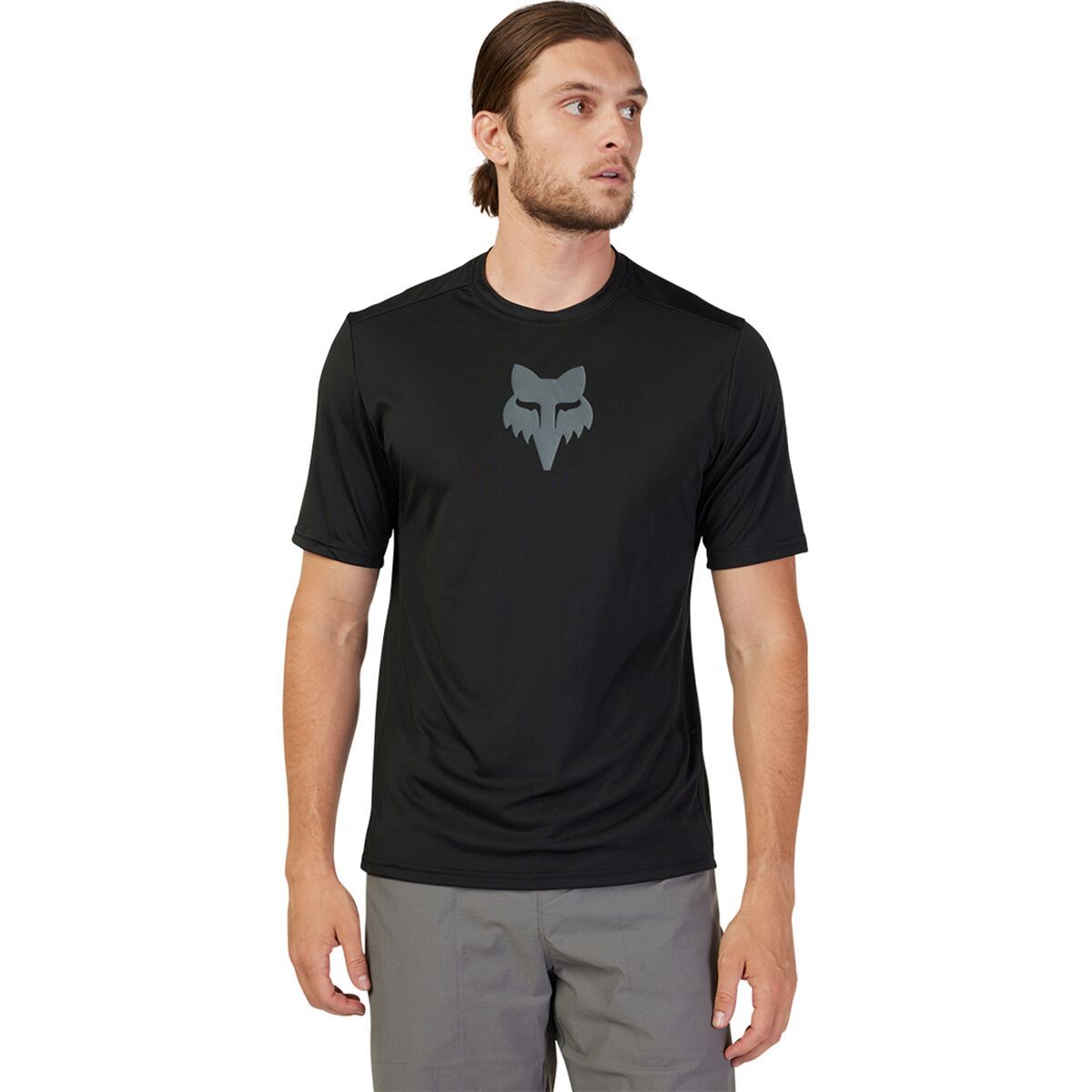 Image of Fox Racing Ranger Short-Sleeve Jersey - Men's Black Lab Head, M