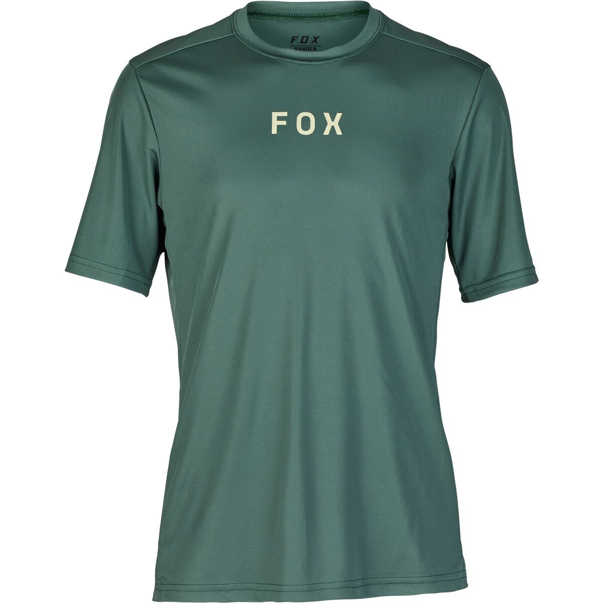 Image of Fox Racing Ranger Short-Sleeve Jersey - Men's Hunter Green Moth, S