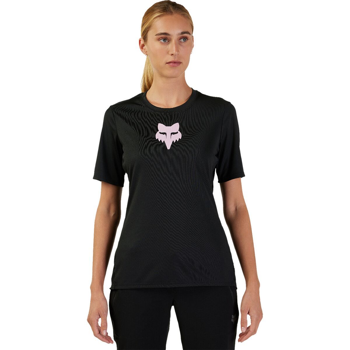 Fox Racing Ranger Short-Sleeve Jersey - Women's Black Foxhead, S