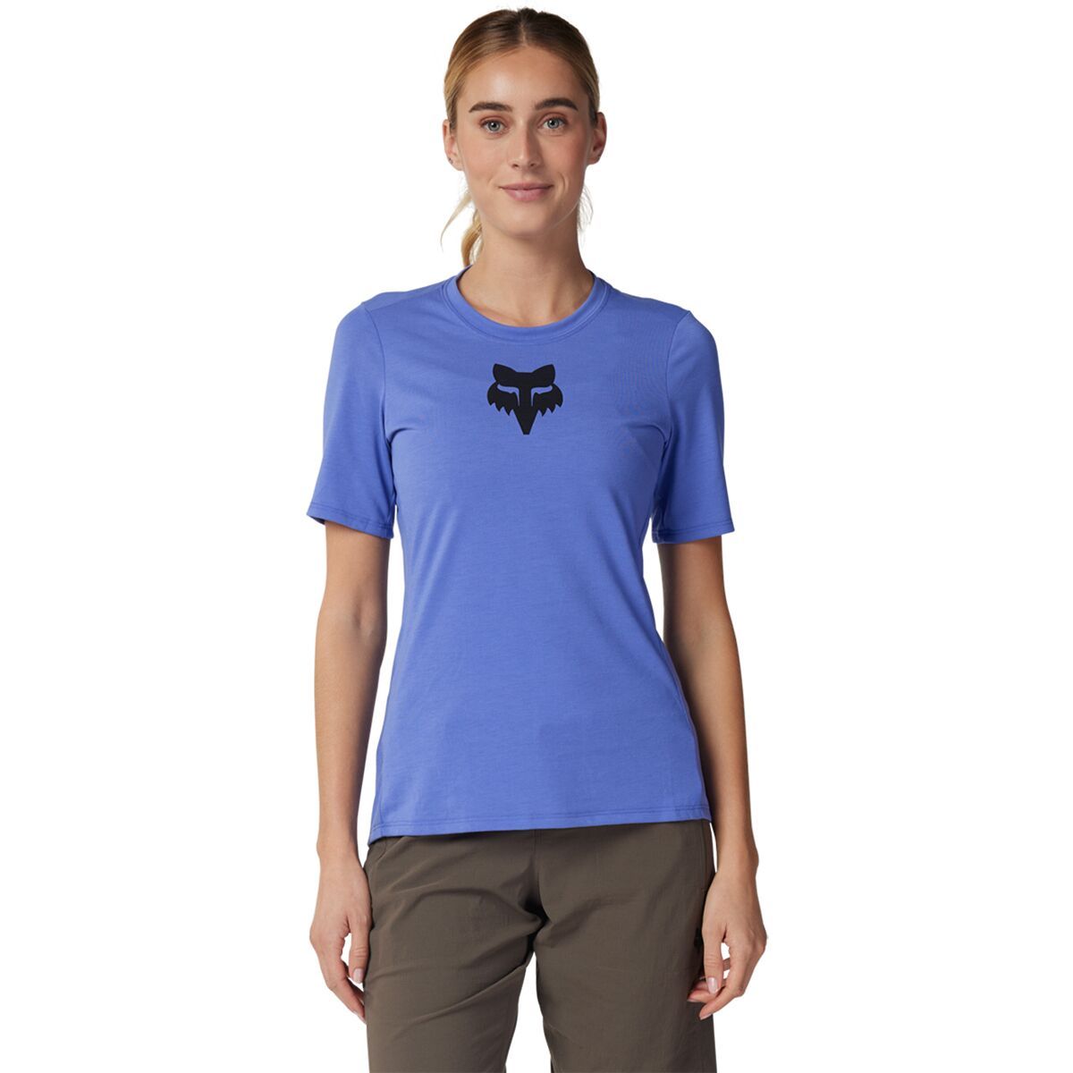 Fox Racing Ranger Short-Sleeve Jersey - Women's Violet Foxhead, M