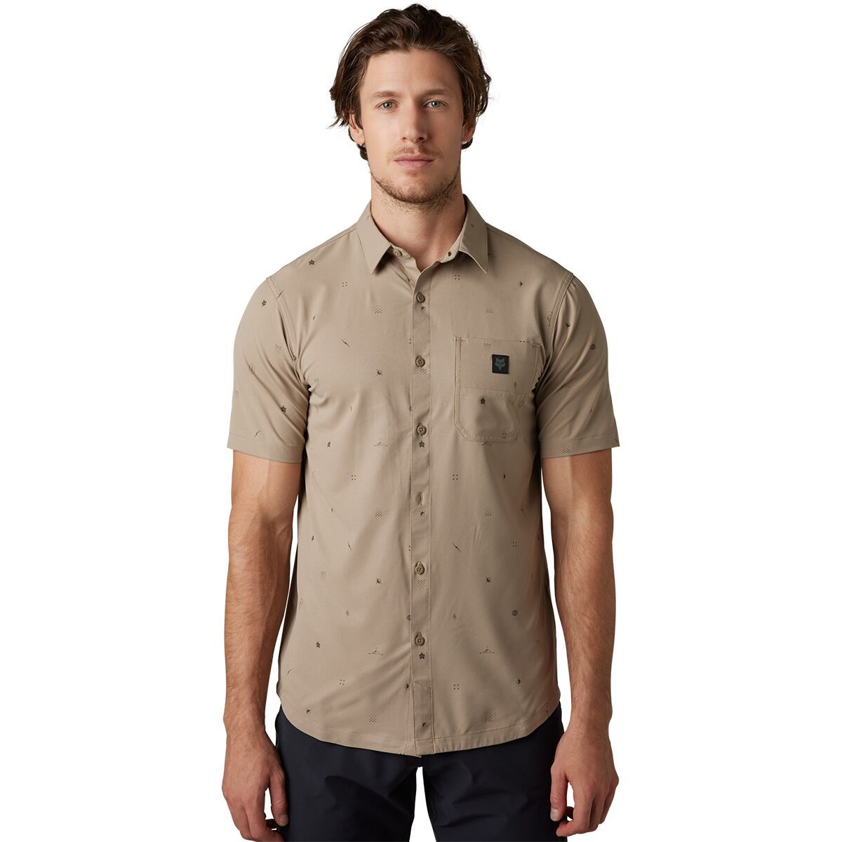 Fox Racing Ranger Short-Sleeve Woven Jersey - Men's Mocha, XL