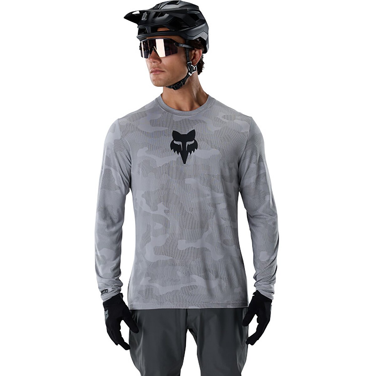 Image of Fox Racing Ranger Tru Dri Long-Sleeve Jersey - Men's Pewter2, S