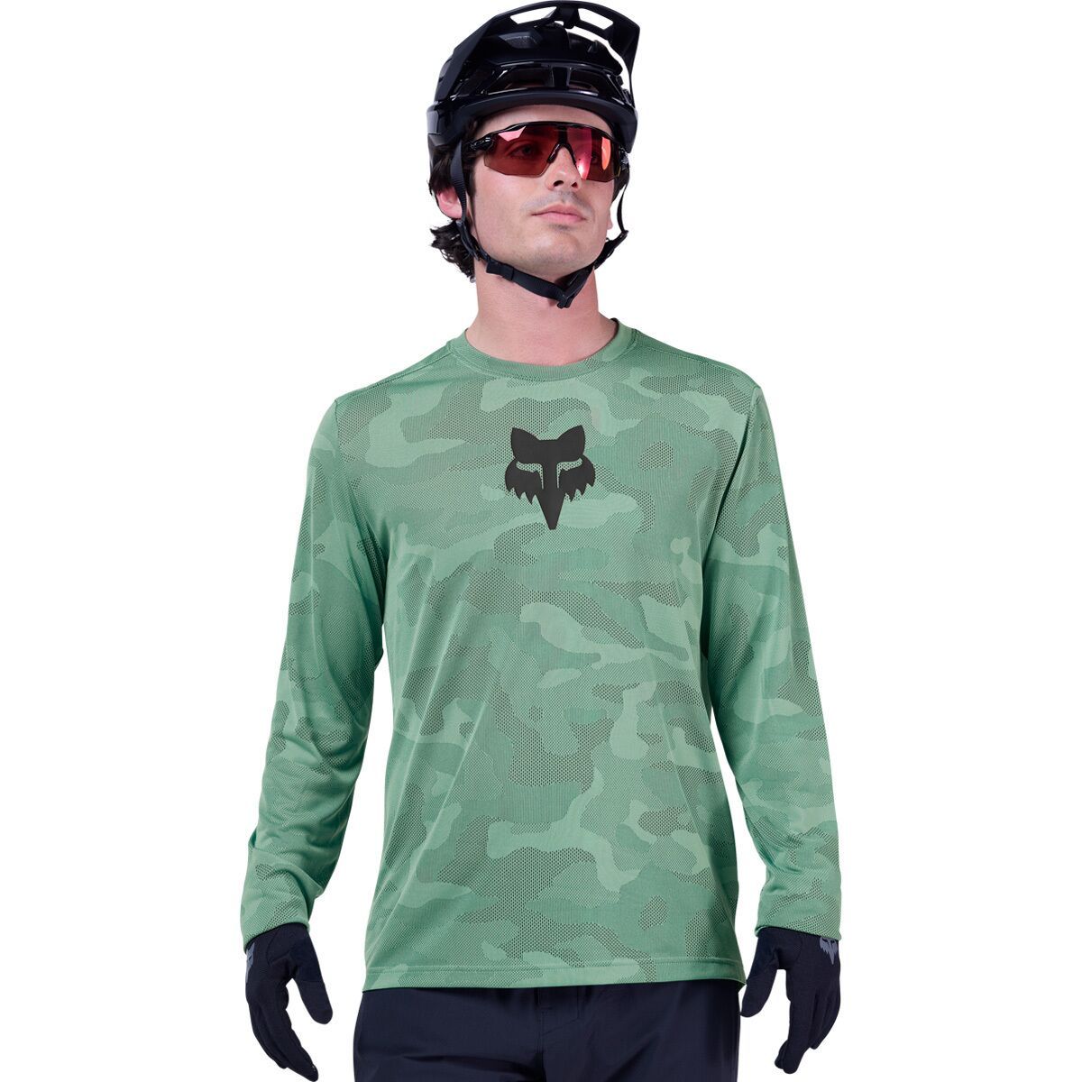 Image of Fox Racing Ranger Tru Dri Long-Sleeve Jersey - Men's Pine, L