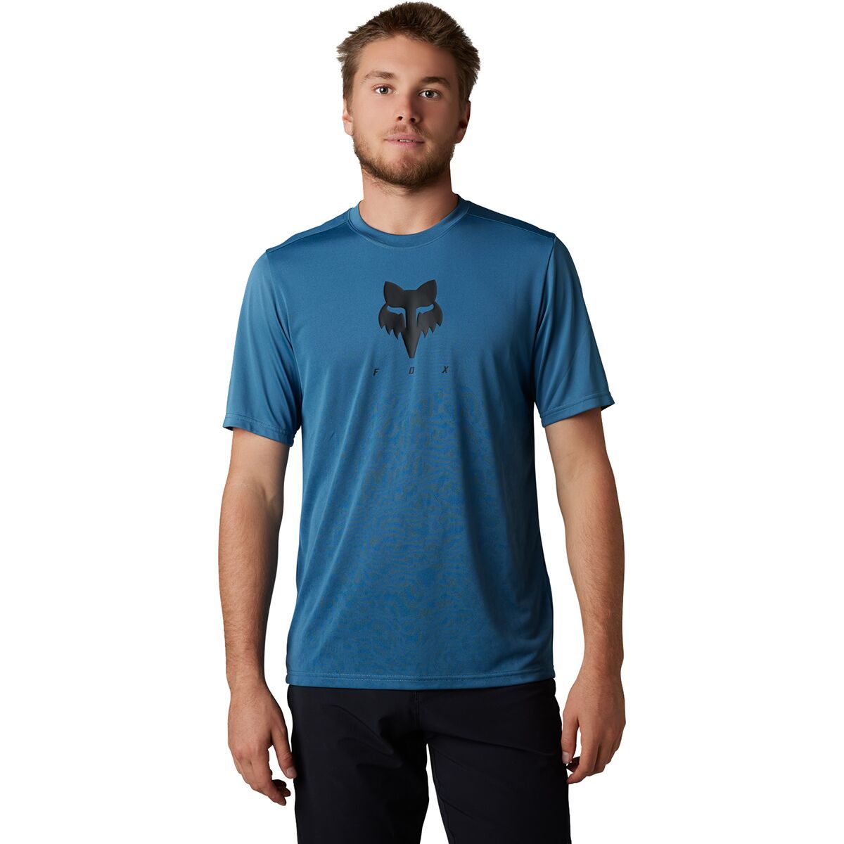 Image of Fox Racing Ranger Tru Dri Short-Sleeve Jersey - Men's Dark Slate, S