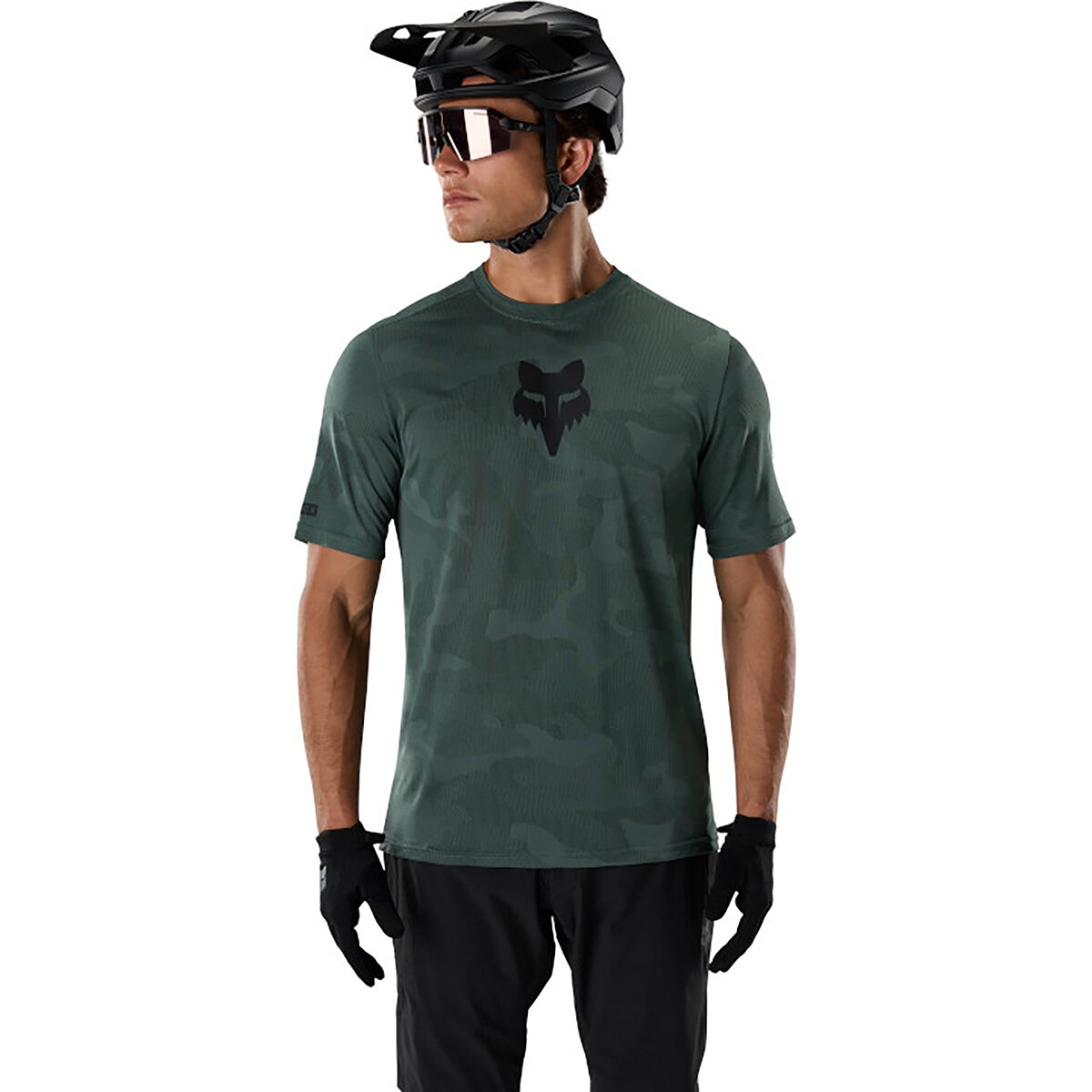 Image of Fox Racing Ranger Tru Dri Short-Sleeve Jersey - Men's Sage, L