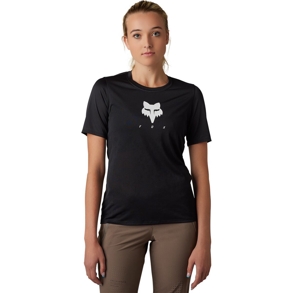 Image of Fox Racing Ranger TruDri Short-Sleeve Jersey - Women's Black, S