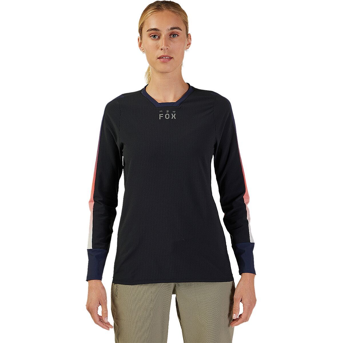 Fox Racing Defend Thermal Jersey - Women's Black Lunar, XL