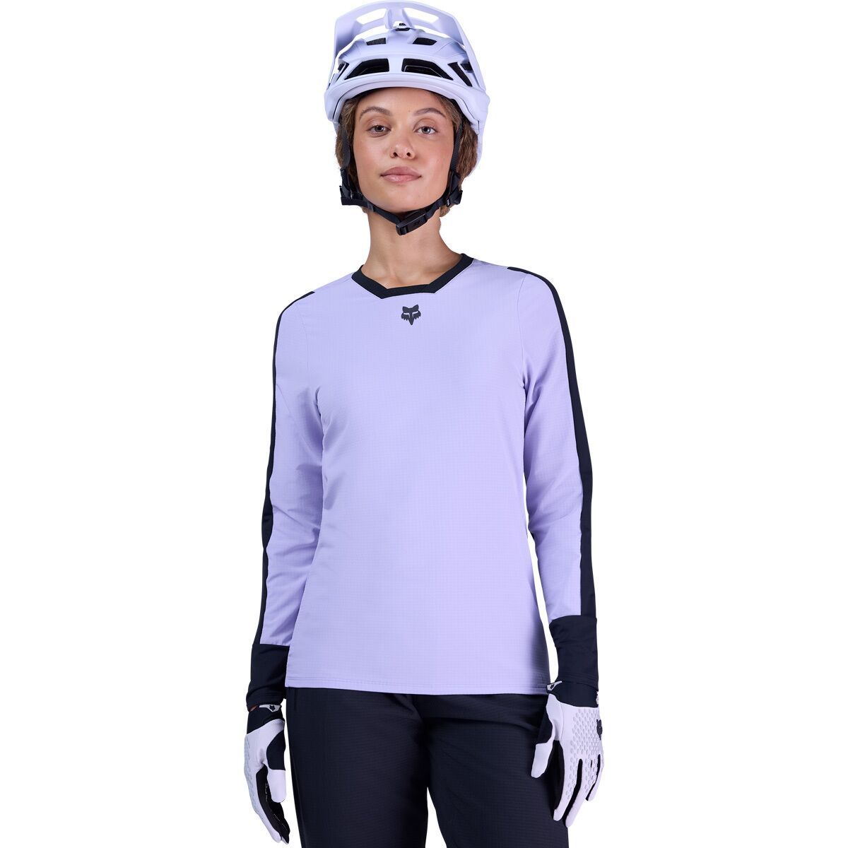 Image of Fox Racing Defend Thermal Jersey - Women's Lilac, S