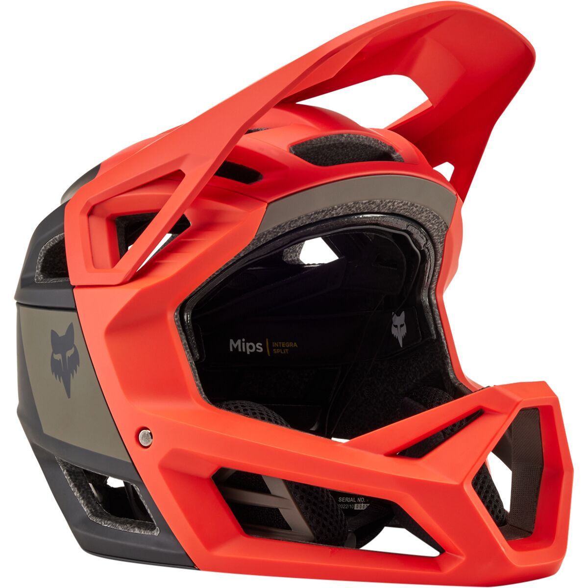 Fox Racing Proframe RS Helmet Orange Flame Nuf, L