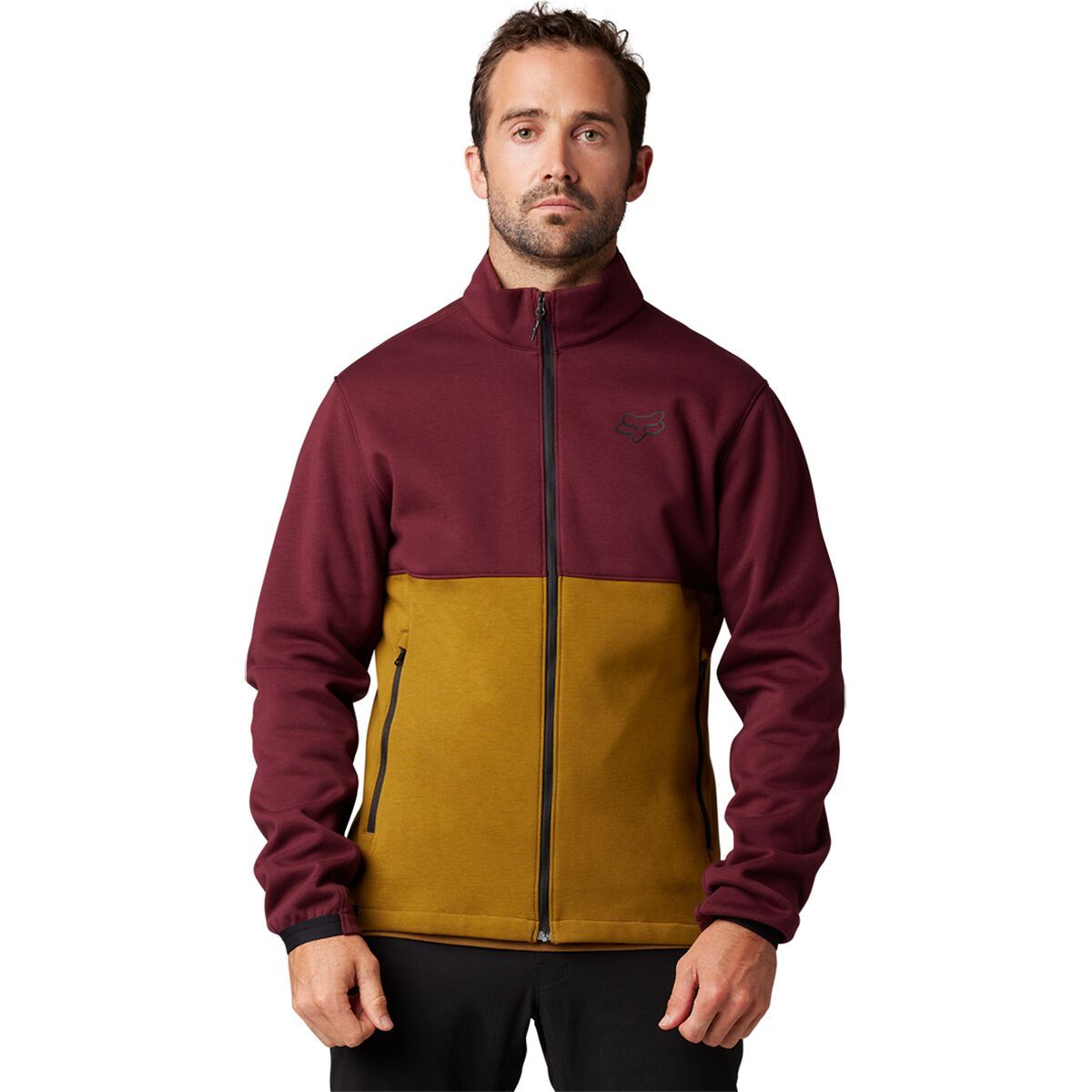 Image of Fox Racing Ranger Fire Fleece Crew - Men's Dark Maroon, M