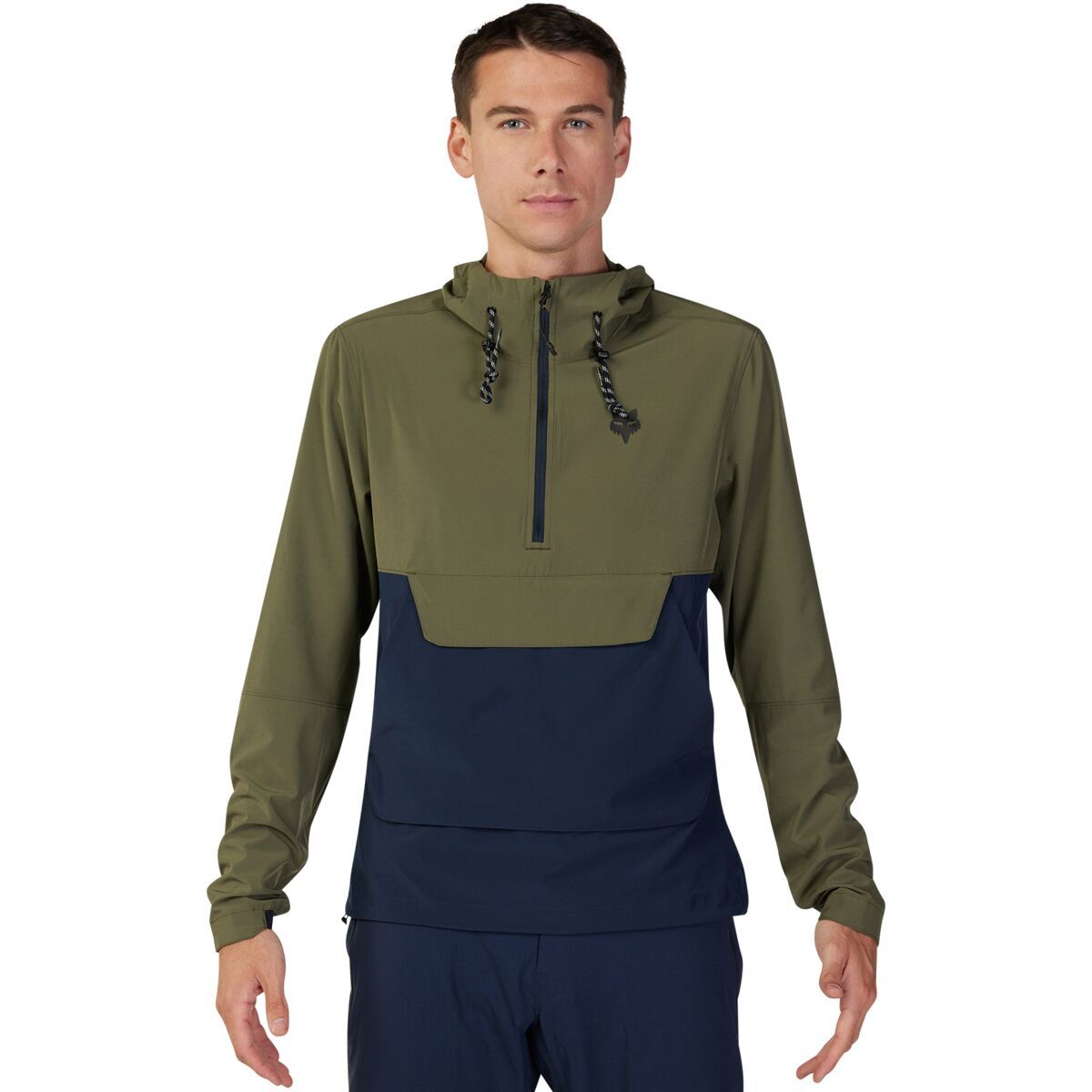 Fox Racing Ranger Wind Pullover Jacket - Men's Olive Green, XL