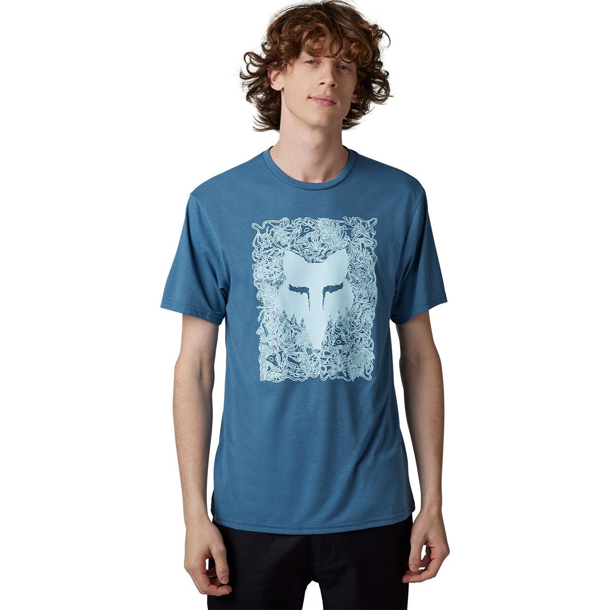 Fox Racing Auxlry Short-Sleeve Tech T-Shirt - Men's Dark Slate, M